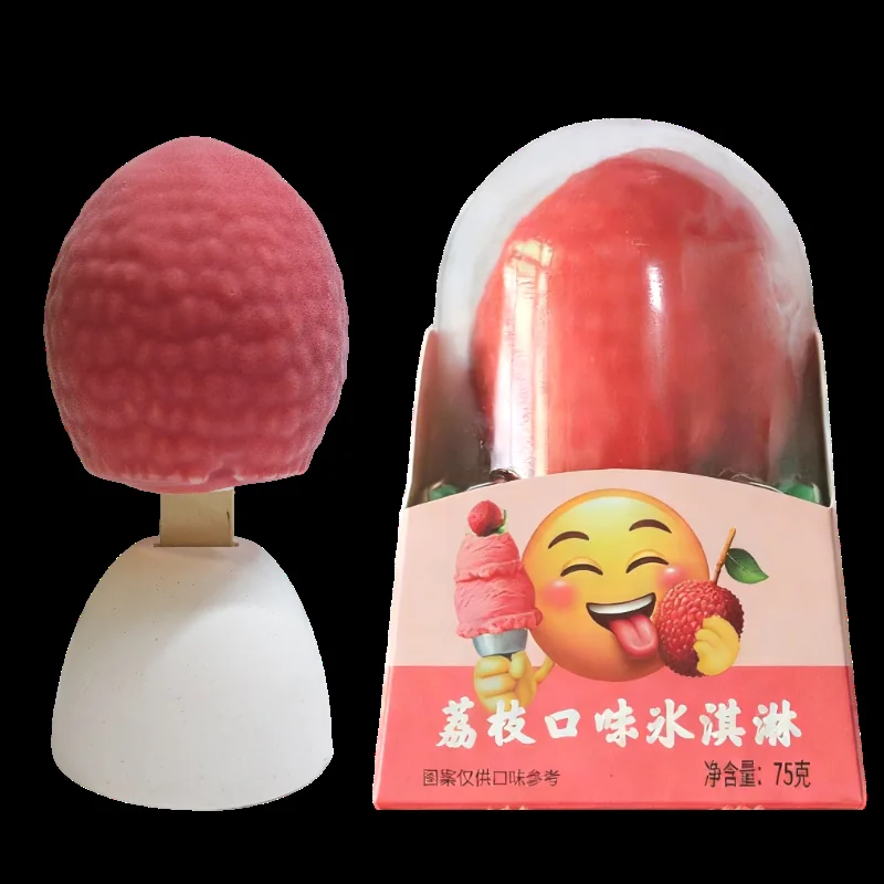 Lychee 3D Fruit Ice Cream