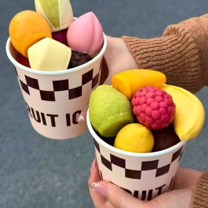 3D Mini Fruit Ice Cream