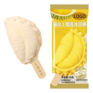 Durian-Shaped Ice Cream