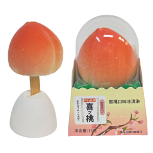 Peach Flavored Ice Cream