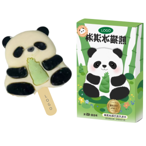 Panda-Shaped Ice Cream
