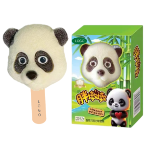 Panda-Shaped Ice Cream