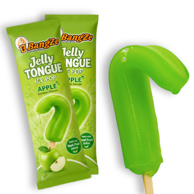 Apple Jelly Tongue Ice Pop
